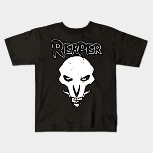 Reaper Gamer Skull Punk Rock Band Kids T-Shirt